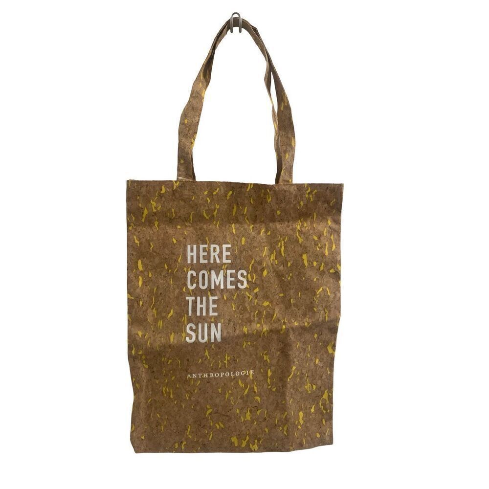 Anthropologie Reusable Cork Tote Bag
